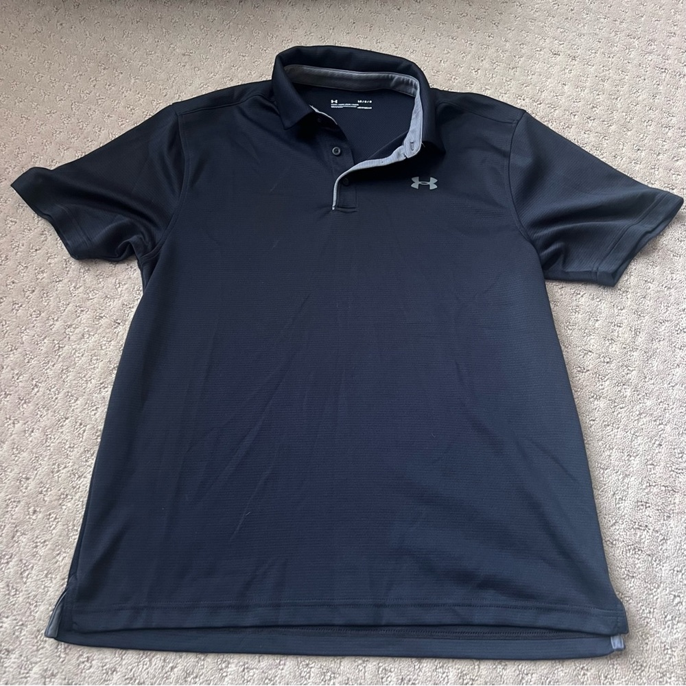 Men’s Under Armour Polo, Black, Size Large ⚫️